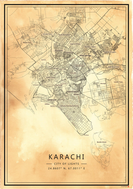 Karachi, Mapped Like Never Before
