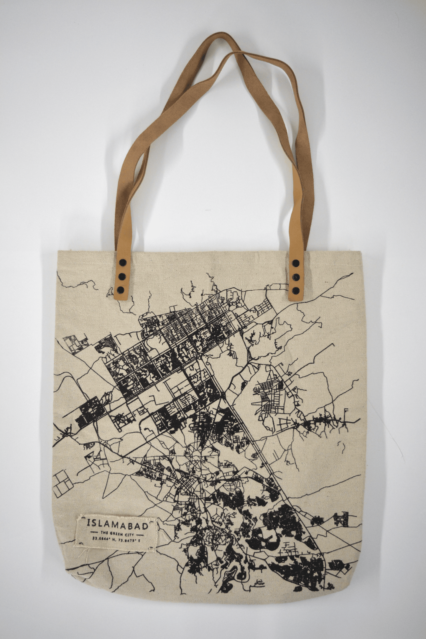 Islamabad - Mapped Tote Bag